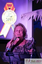 Julie Ferman, CEO of CupidsCoach.com in Miami at the January 20, 2011 Internet Dating Industry Awards