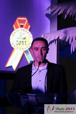 Sam Yagan, CEO of OK Cupid at the 2011 Internet Dating Industry Awards in Miami