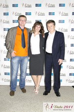 Cupid.com PLC Team at the 2011 Miami iDate Awards
