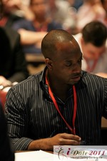 Taking notes at the IDEA Session at the January 19-21, 2011 Internet Dating Conference in Miami